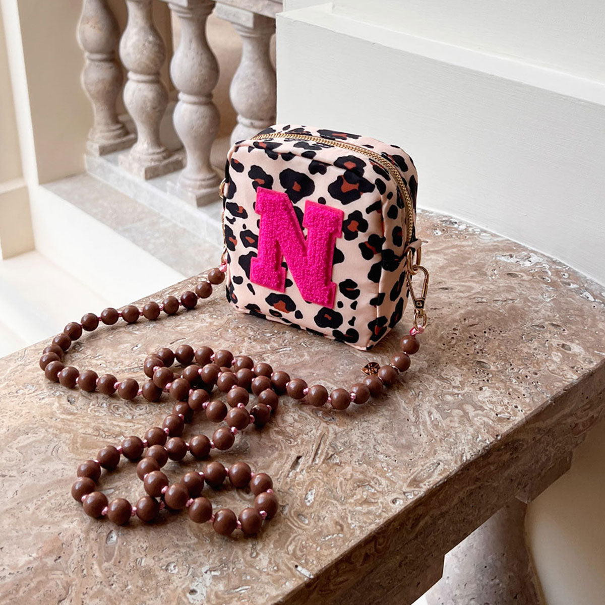 No Glitzer Buchstaben Hot Pink