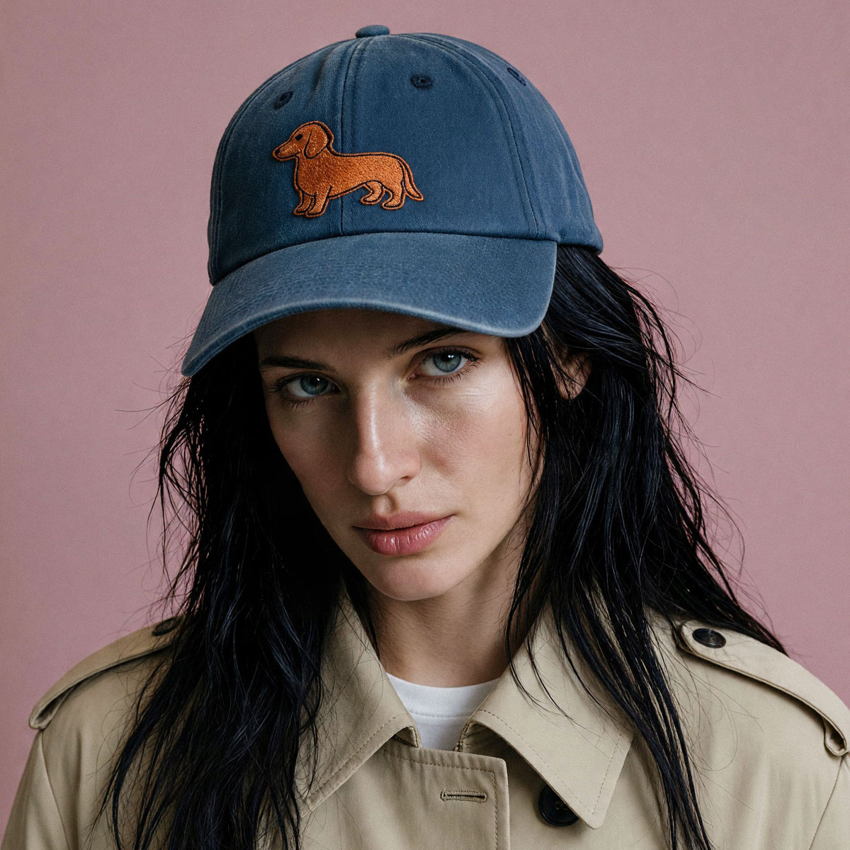 Dackel Cap Vintage Navy