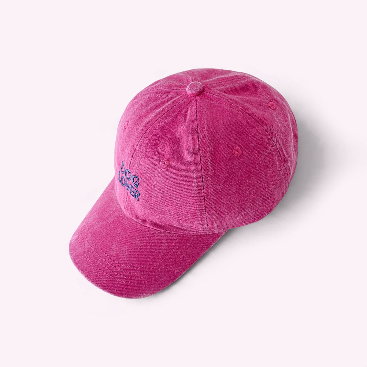 Dog Lover Cap Vintage Pink