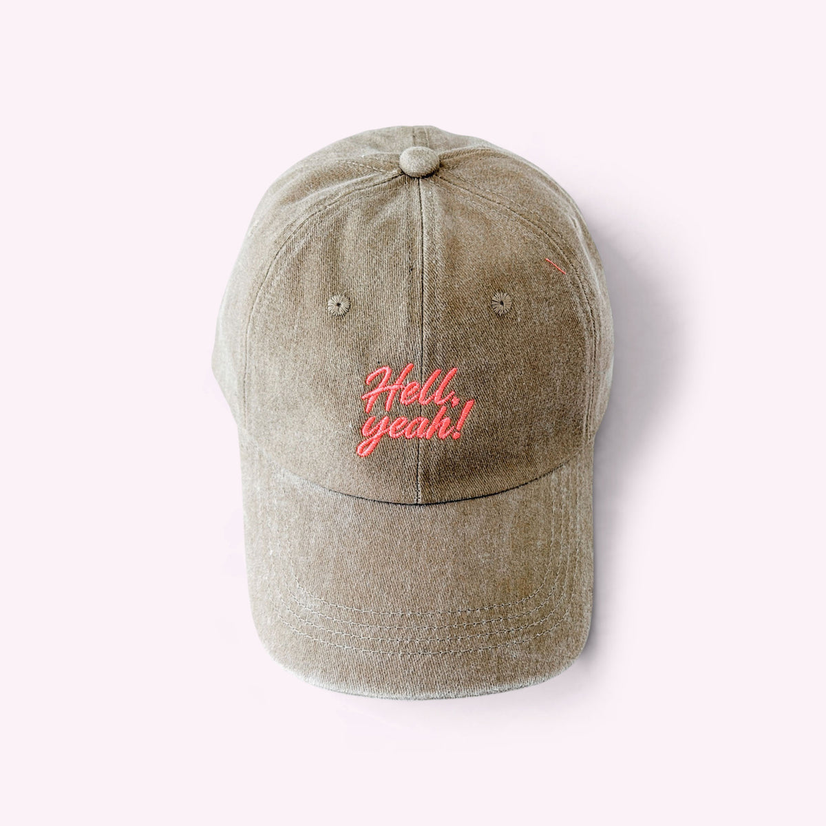 Hell Yeah Cap Vintage Beige