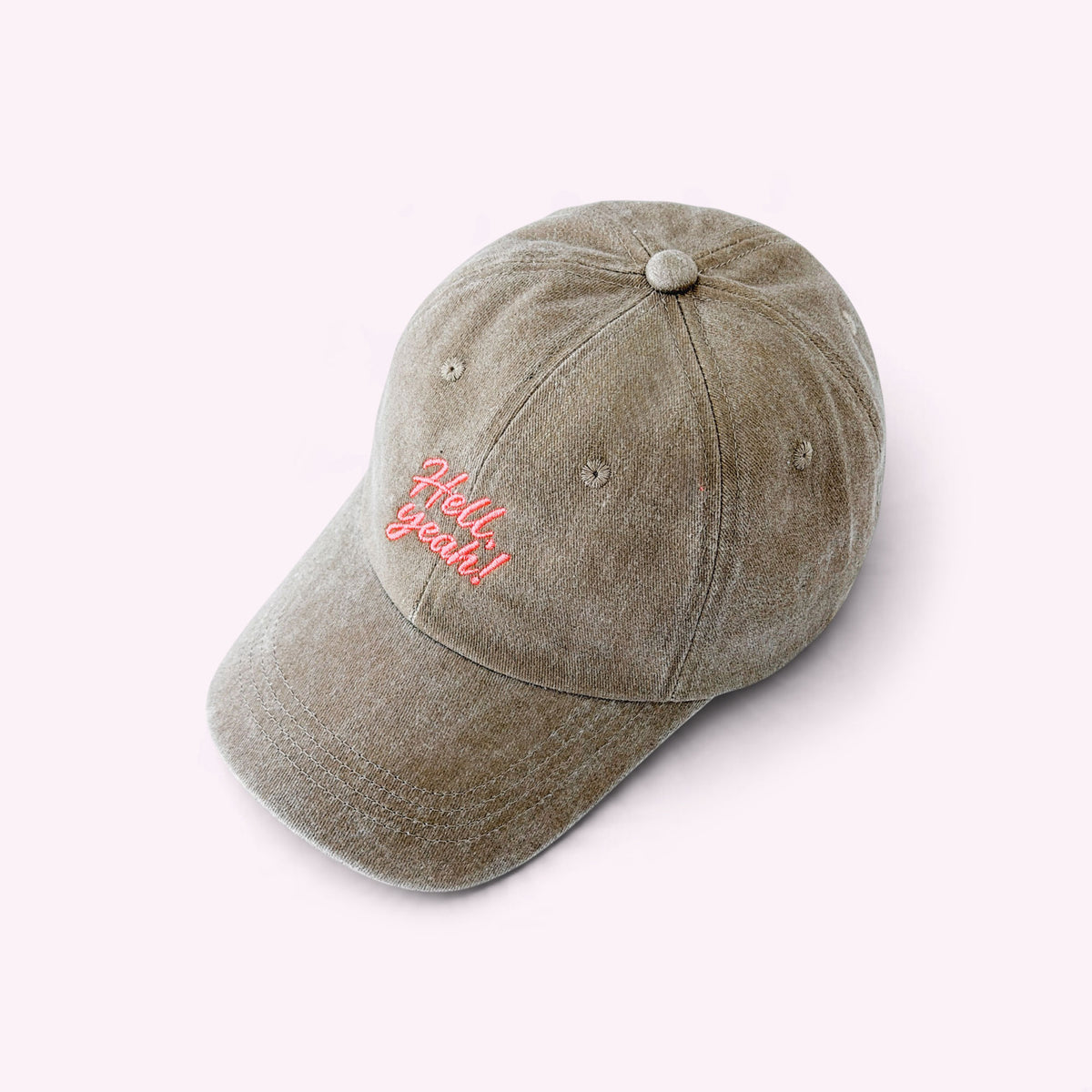 Hell Yeah Cap Vintage Beige