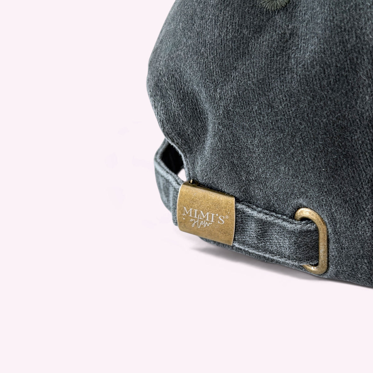 I Don't Care Cap Vintage Black