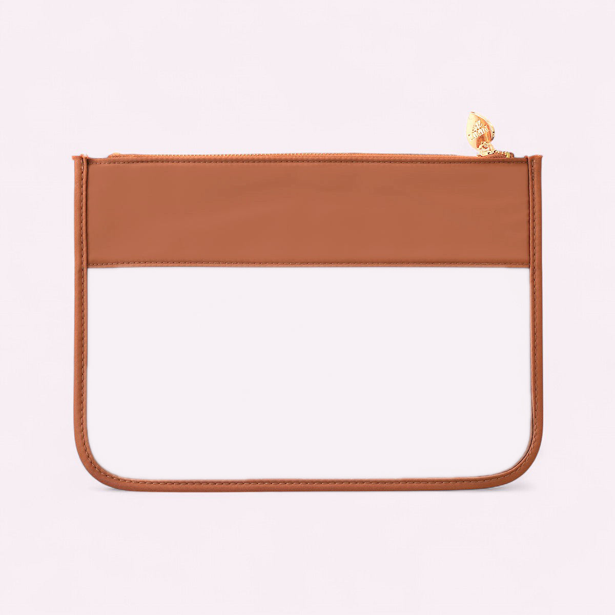 Cora Transparente Clutch Caramel