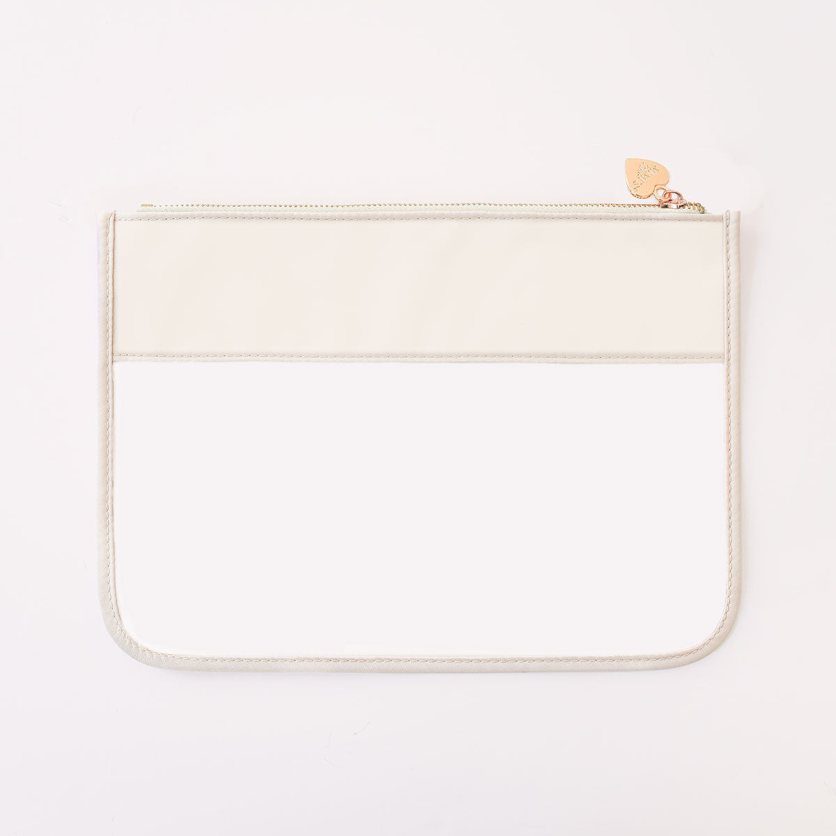 Cora Transparente Clutch Creme