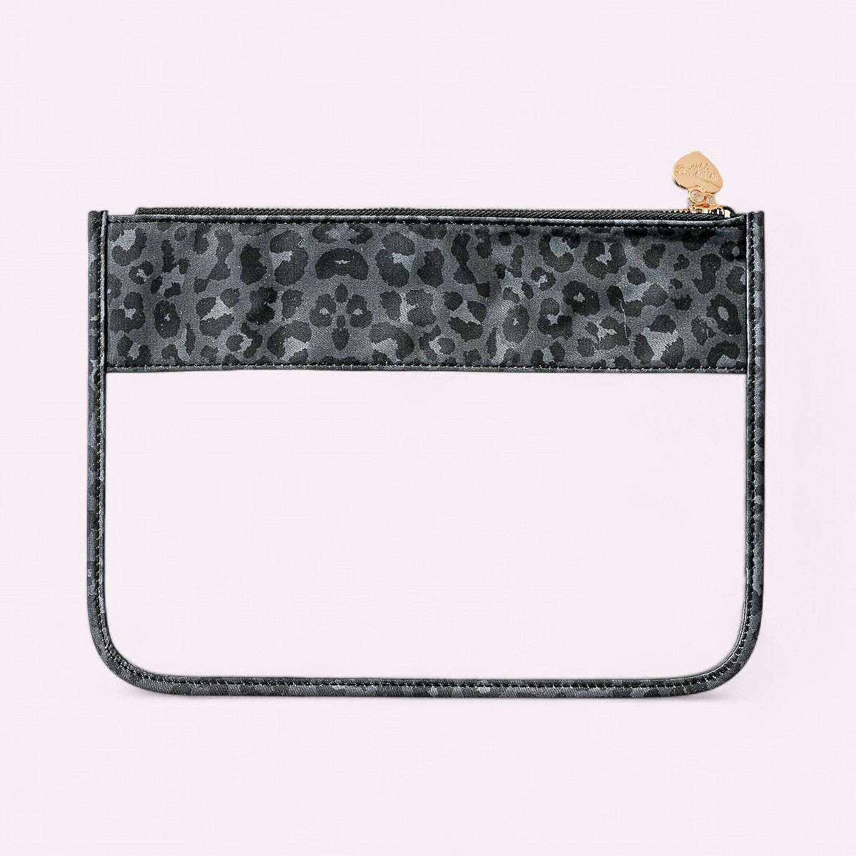 Cora Transparente Clutch Leo Anthrazit