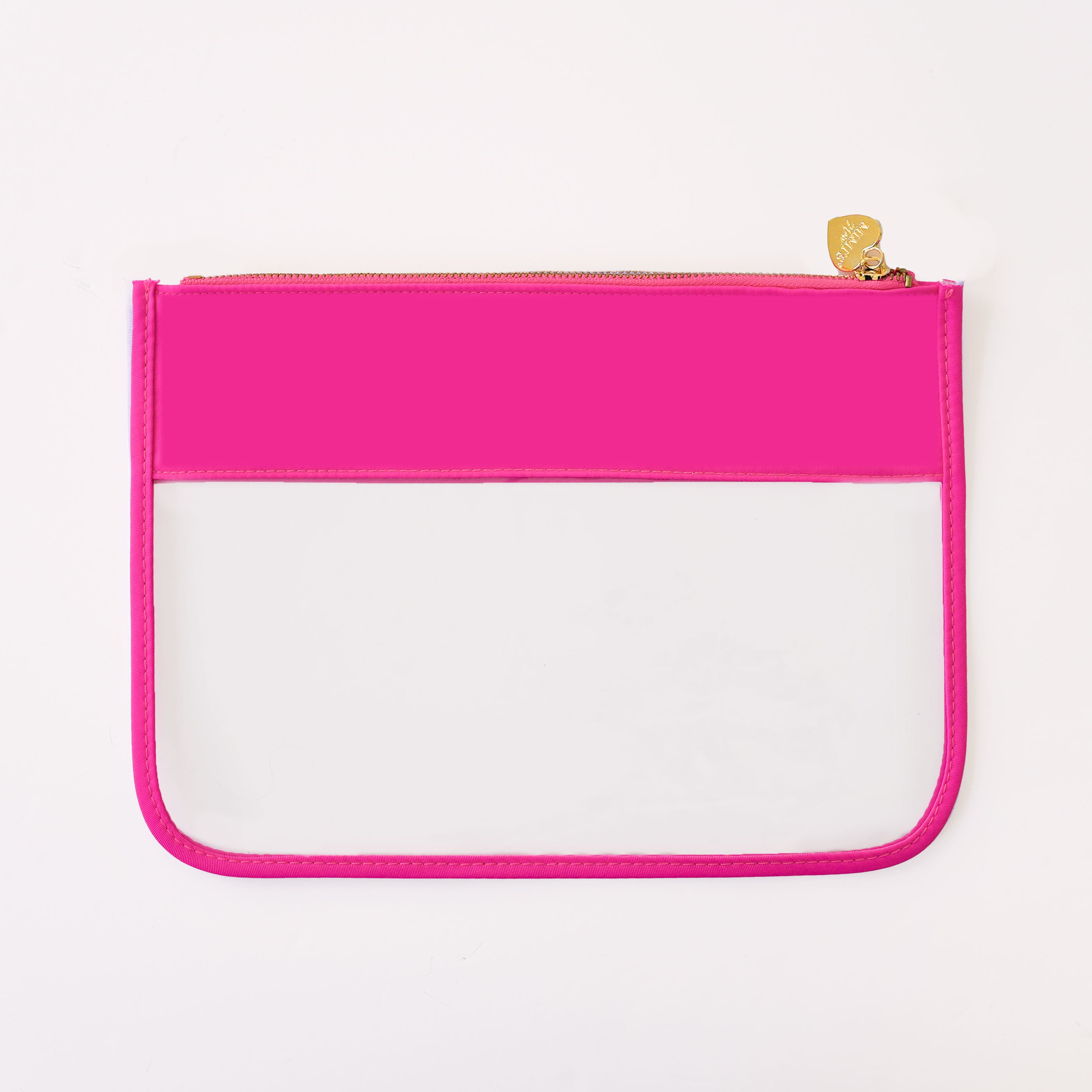 Cora Organizer Beutel transparent Neon Pink