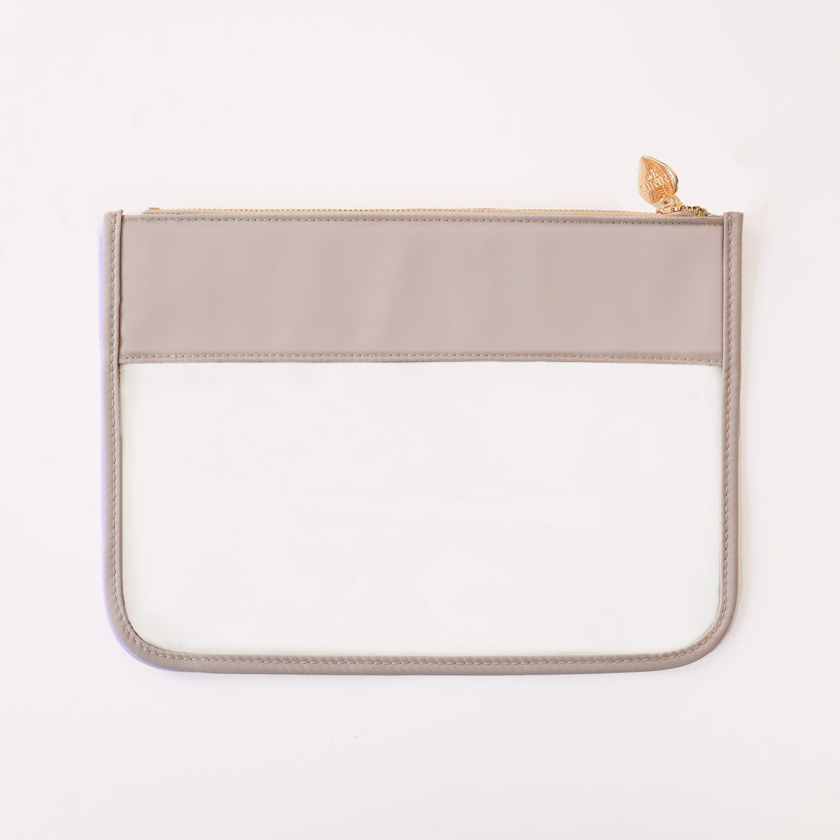 Cora Transparente Clutch Beige