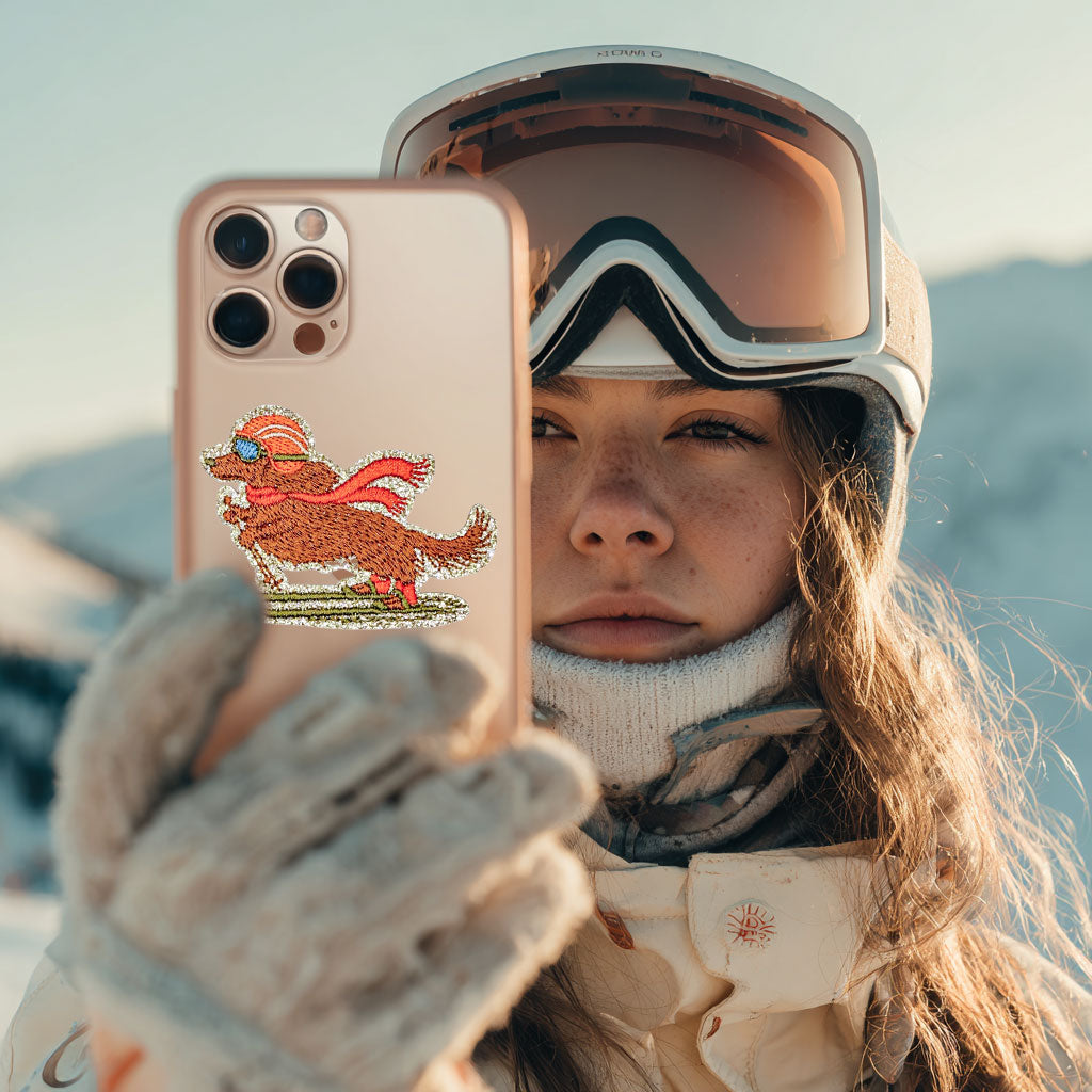 Sticker Dackel Alpinist