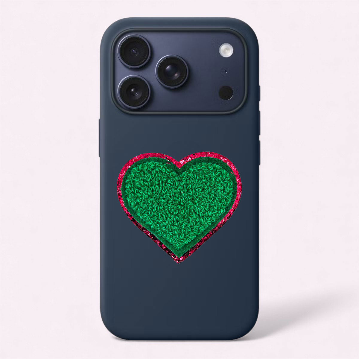 Glitzer Sticker Herz Pine Pink Glitter