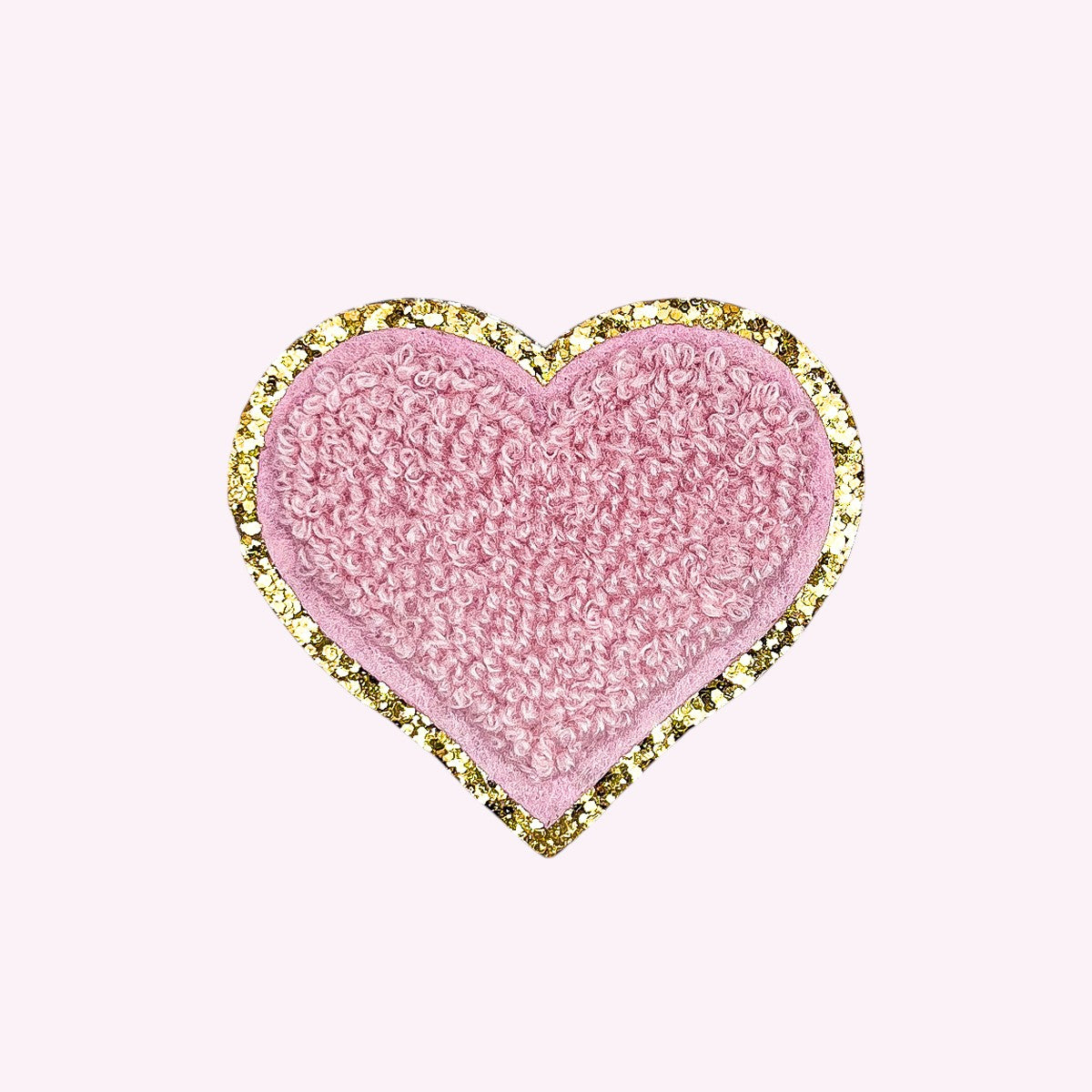 Glitzer Sticker Herz Rosé