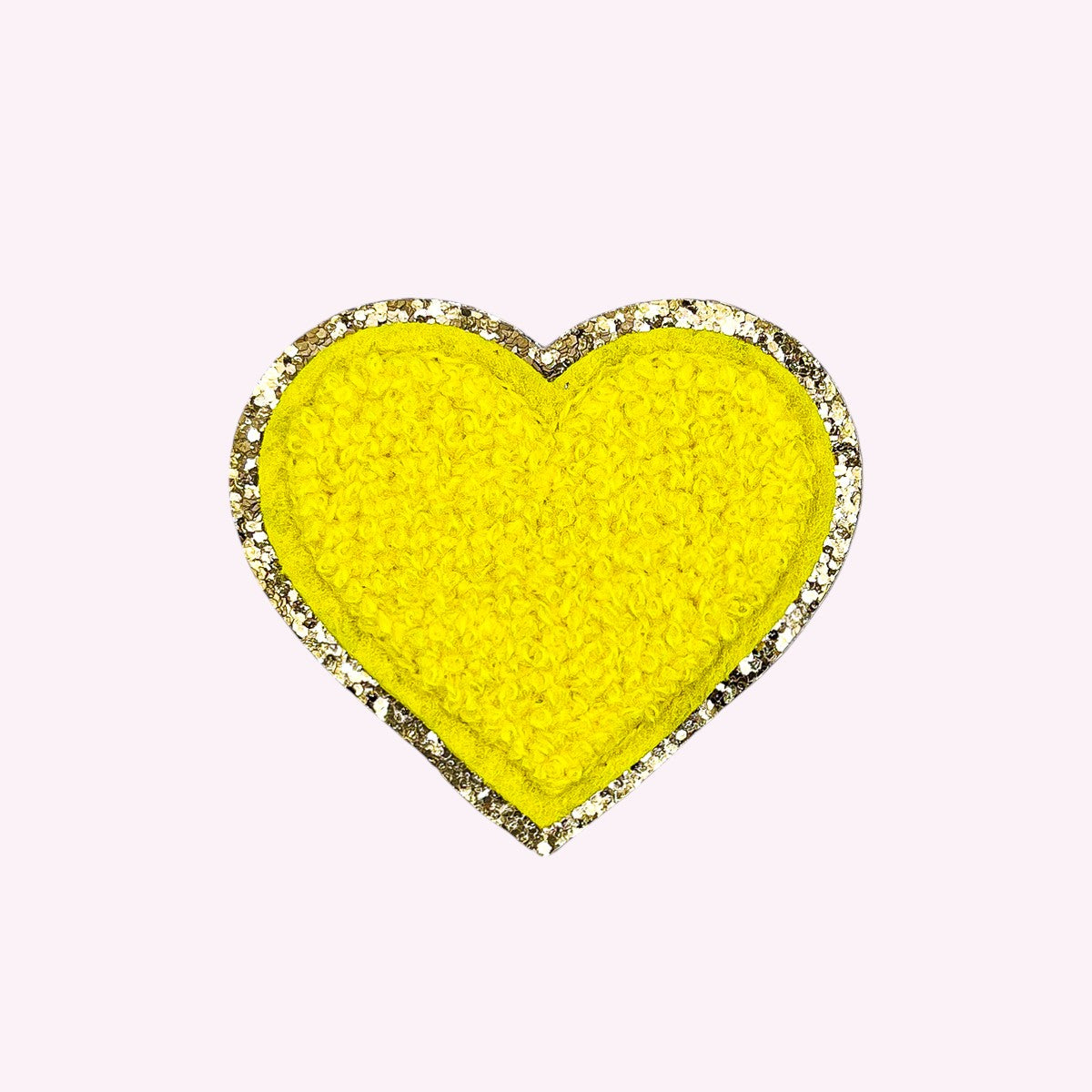 Glitzer Sticker Herz Sunshine