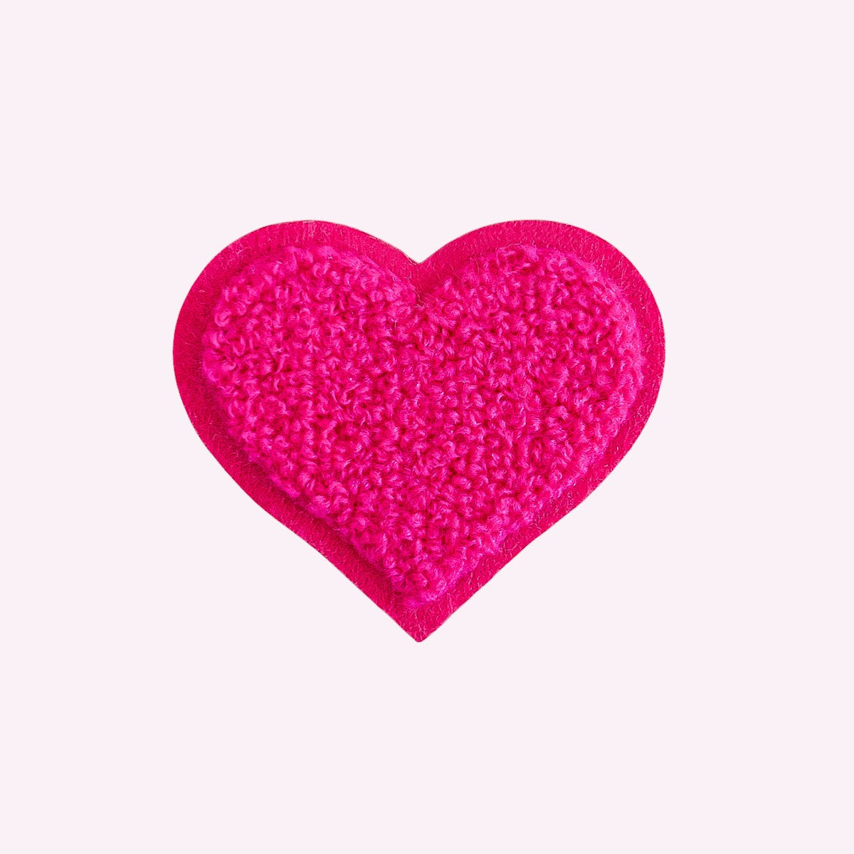 NO Glitz Herz Sticker Herz Hot Pink