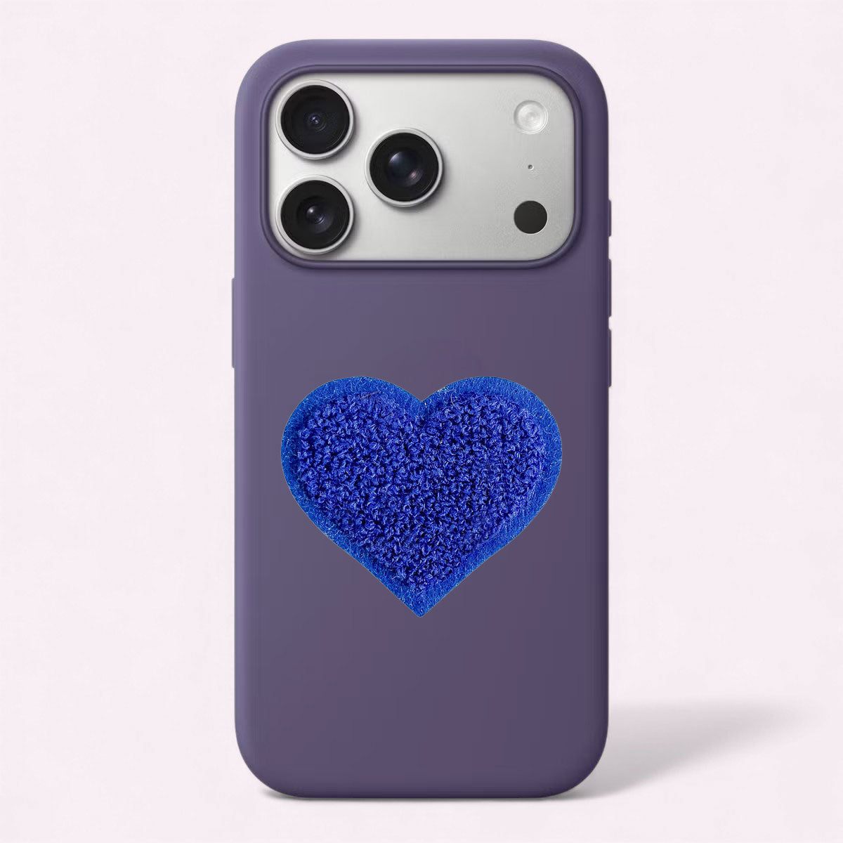 NO Glitz Herz Sticker Royal Blau