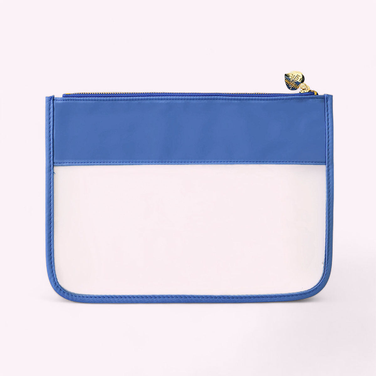 Cora Transparente Clutch Ibiza Blau
