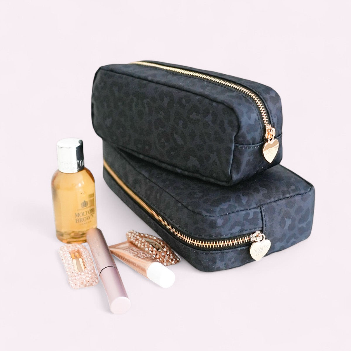 2er Taschen-Set Nr. 3 Anthrazit Leo
