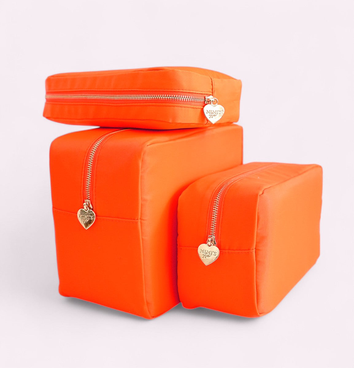 3er Taschenset Nr. 1 Neon Orange