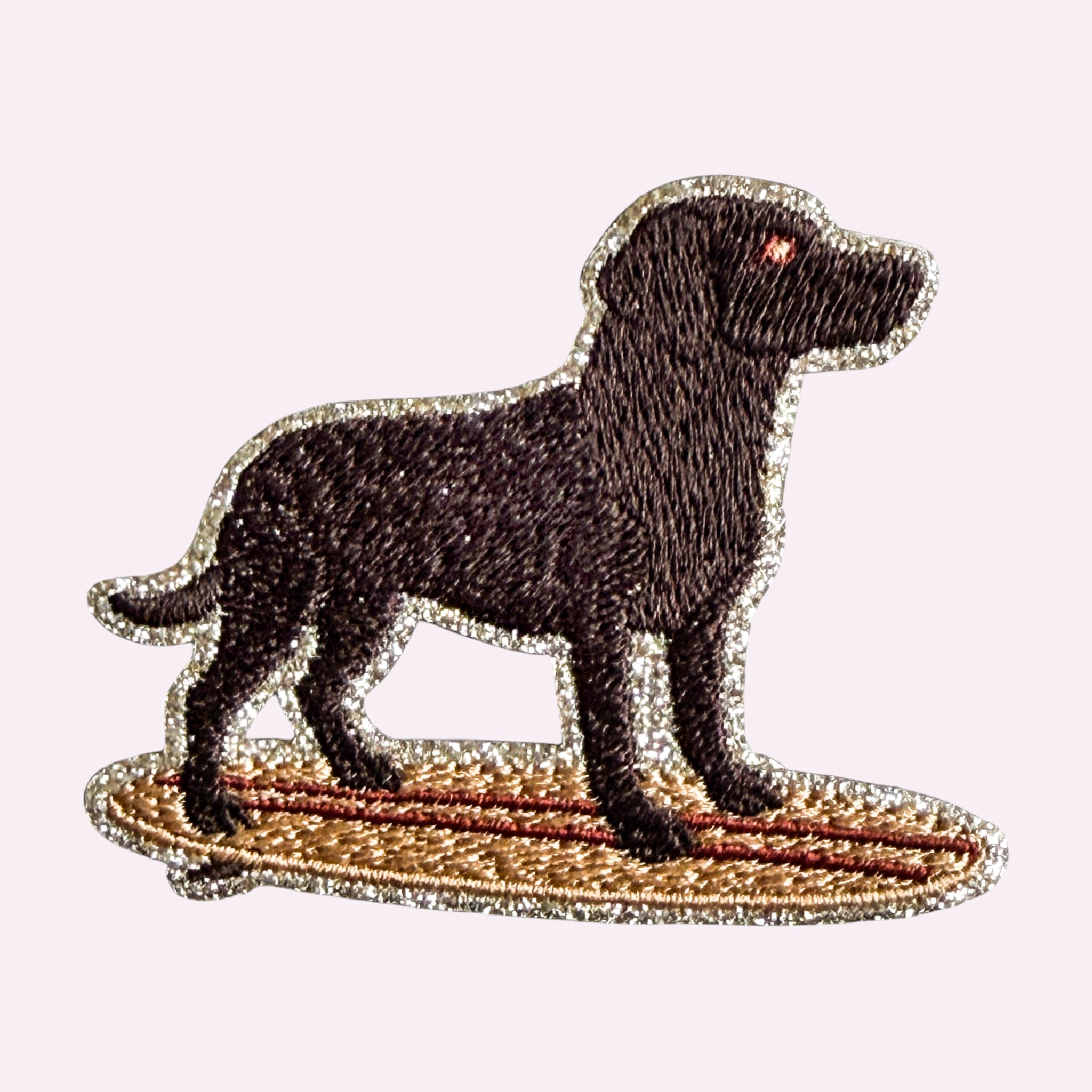 Sticker Surfing Labrador