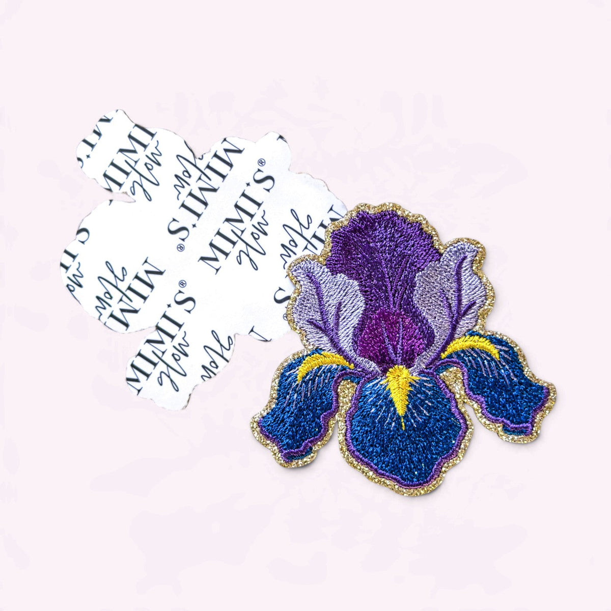 Glitzer Sticker Lilie