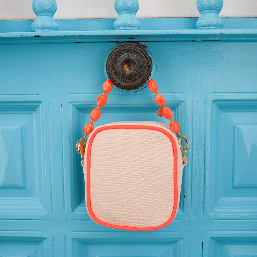 Lily Canvas Tasche Neon Orange