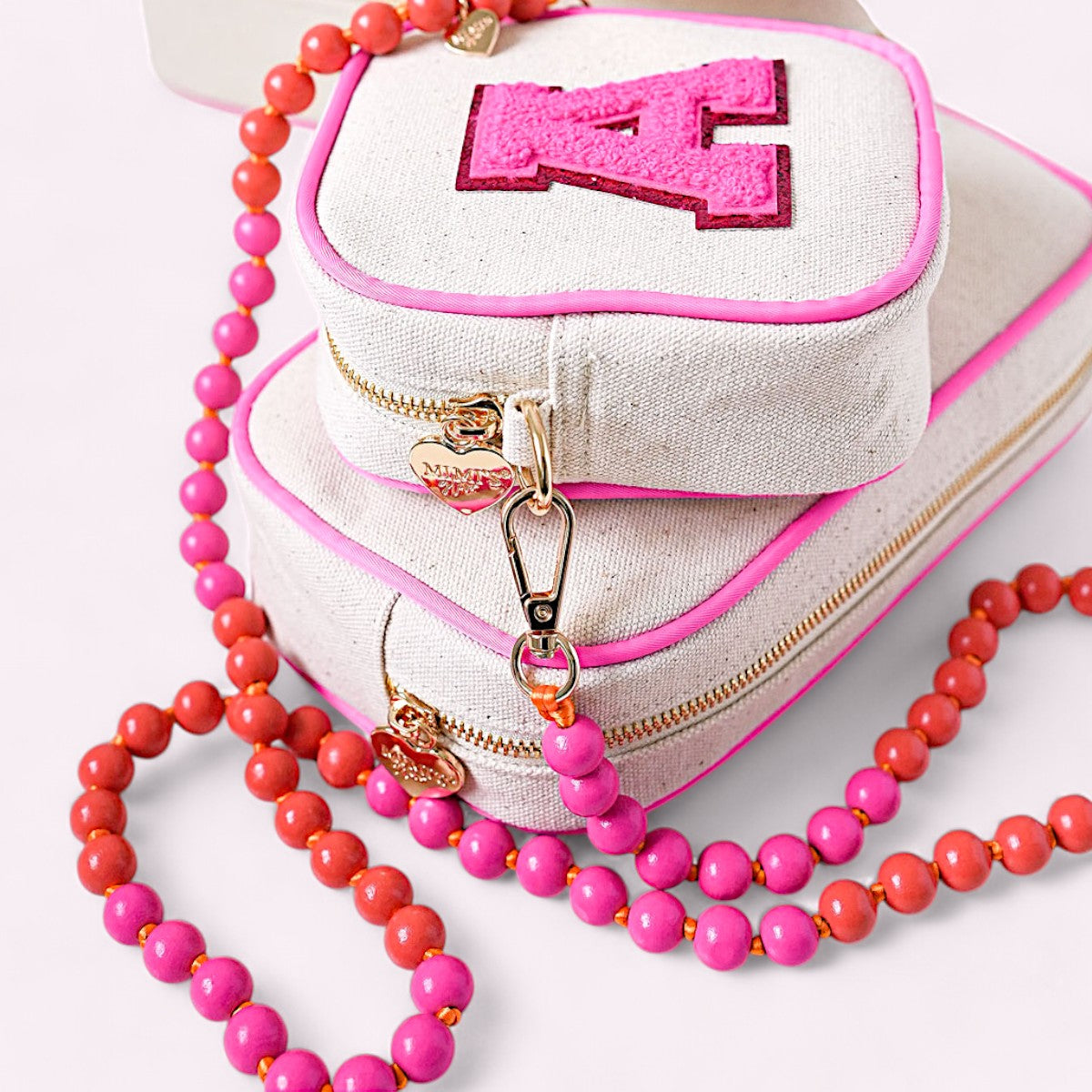 No Glitzer Buchstaben Hot Pink