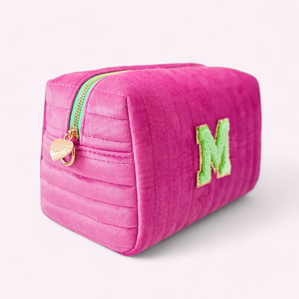 Lucia Samt Tasche Magenta