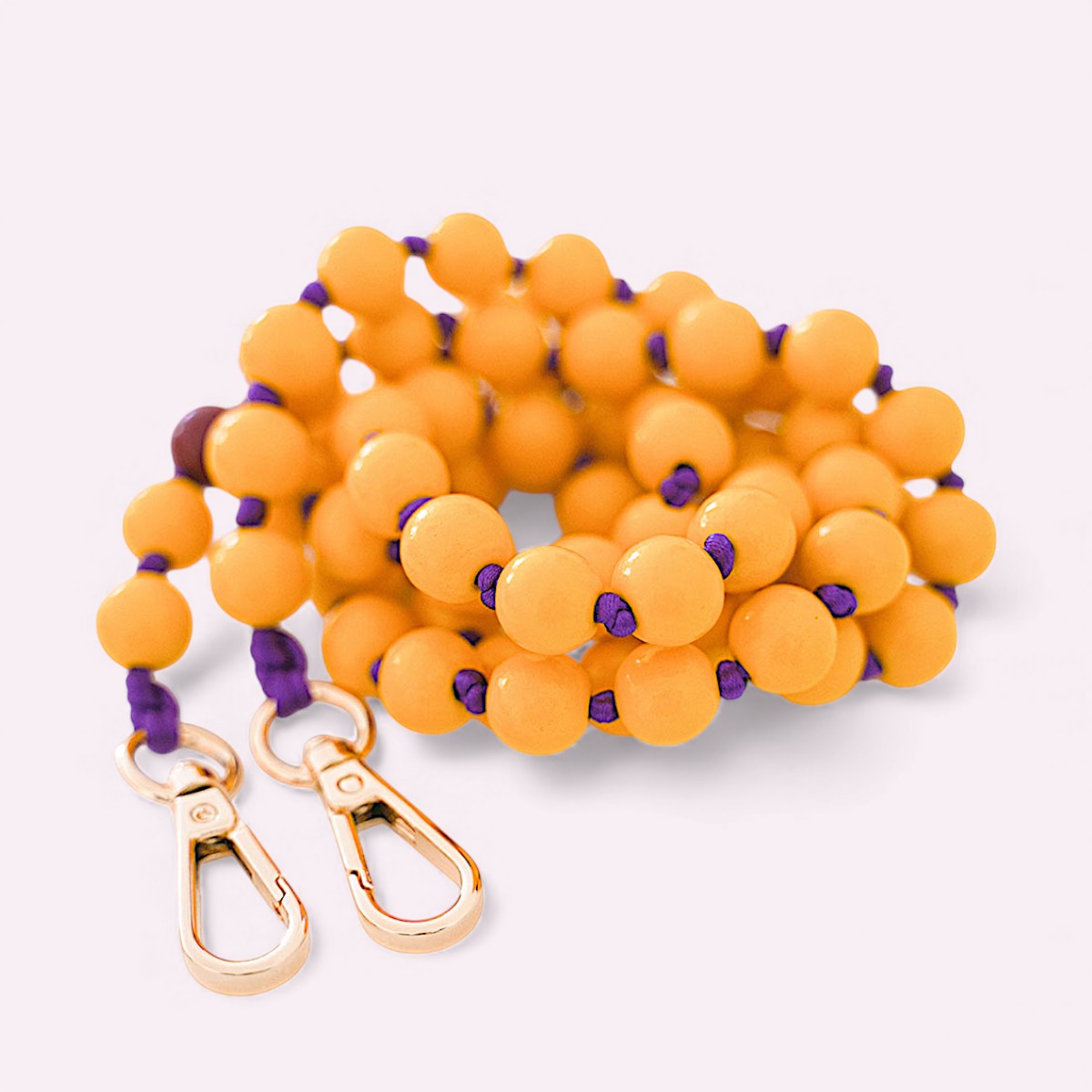 Handykette Holzperlen Mais