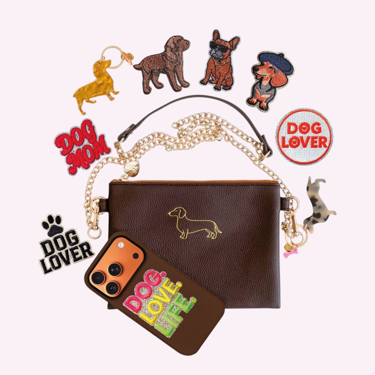 Lia Pouch Chocolate