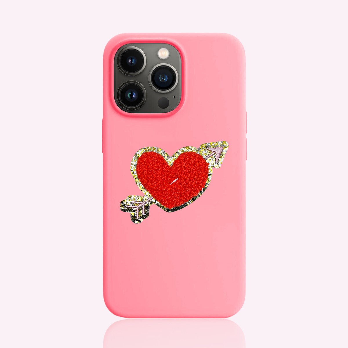 Glitzer Sticker Amor's Herz