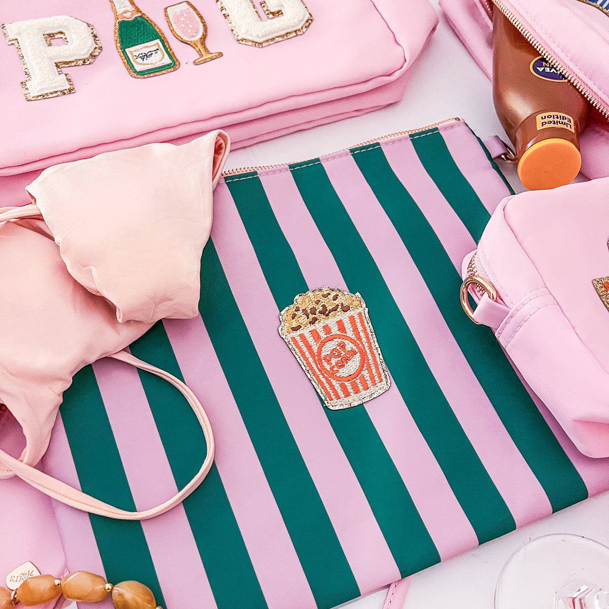 Glitzer Sticker Popcorn