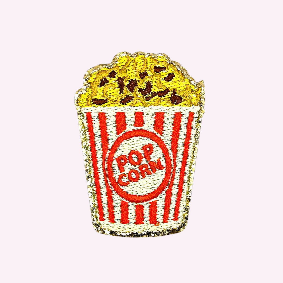 Glitzer Sticker Popcorn