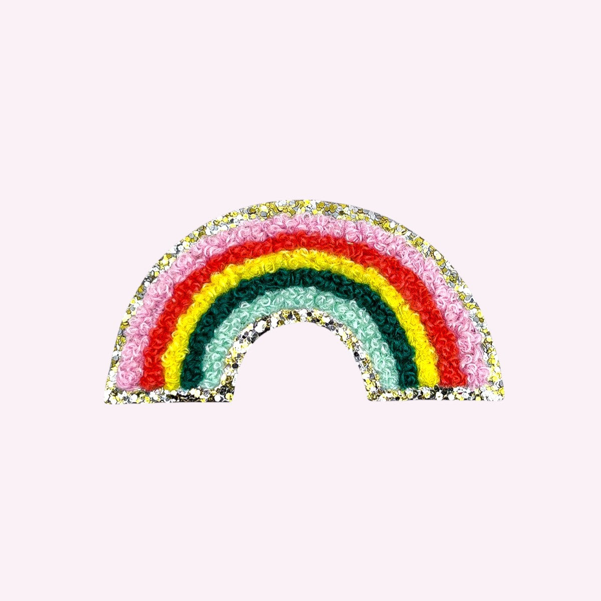 Chenille Sticker Rainbow No.3