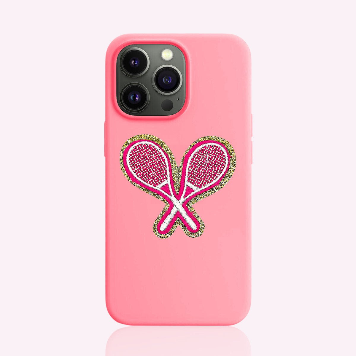 Glitzer Sticker Tennis Racket