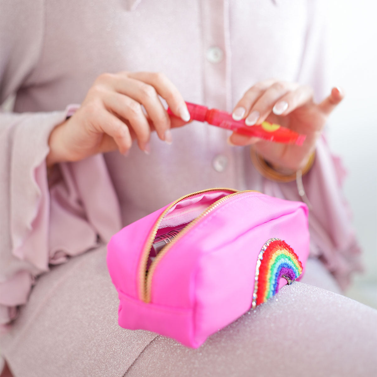 Suki Mäppchen Neon Pink