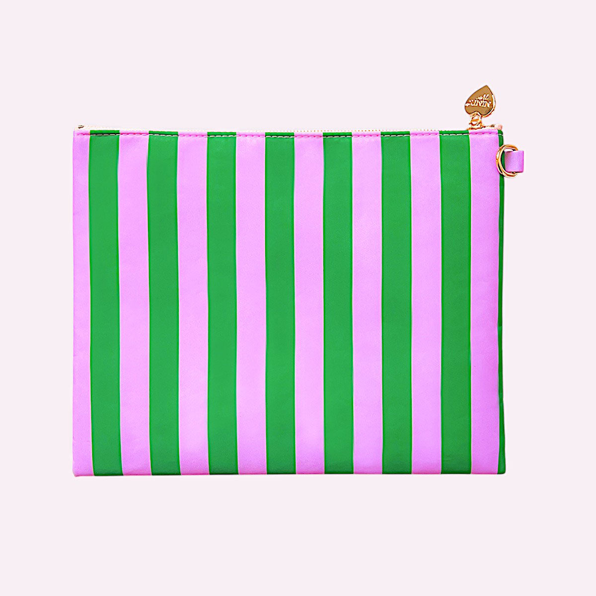 3er Taschen Set Stripes Violet Smaragd