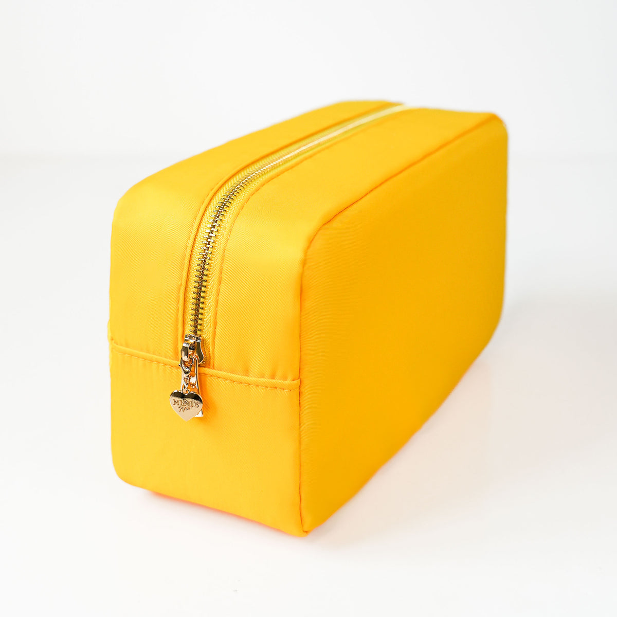 Hugs Idea Kosmetiktasche Aus PU-Leder – Gelb, Mops-Motiv, Ca. 21,5 X 14,5 Cm, Wasserfest & Leicht