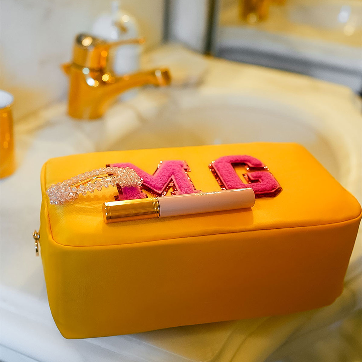 Romy Kosmetiktasche Mustard Gelb