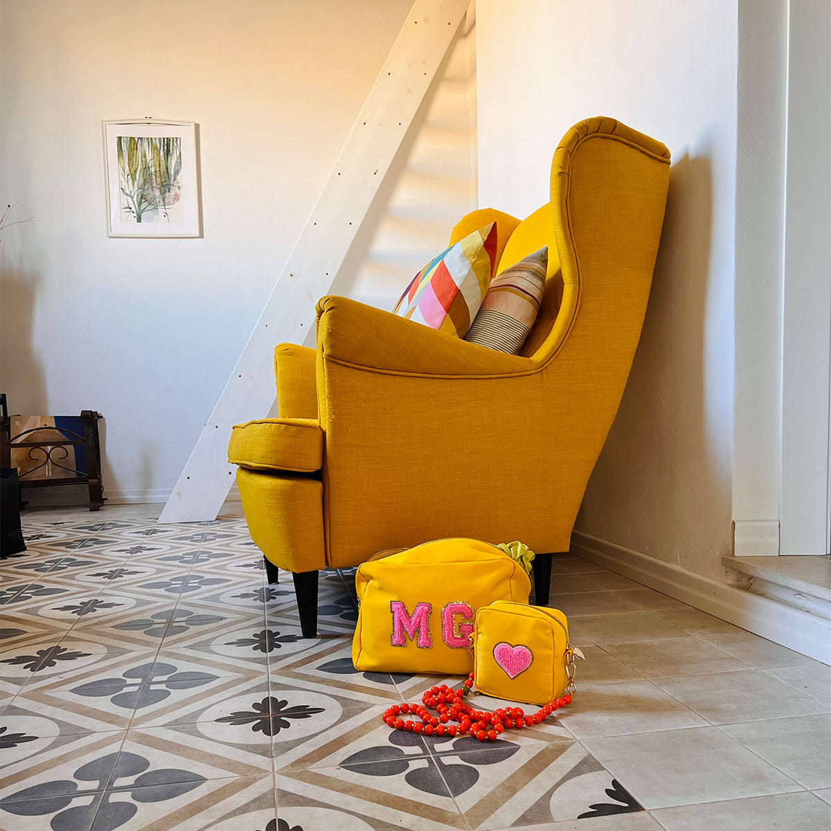 Romy Kosmetiktasche Mustard Gelb