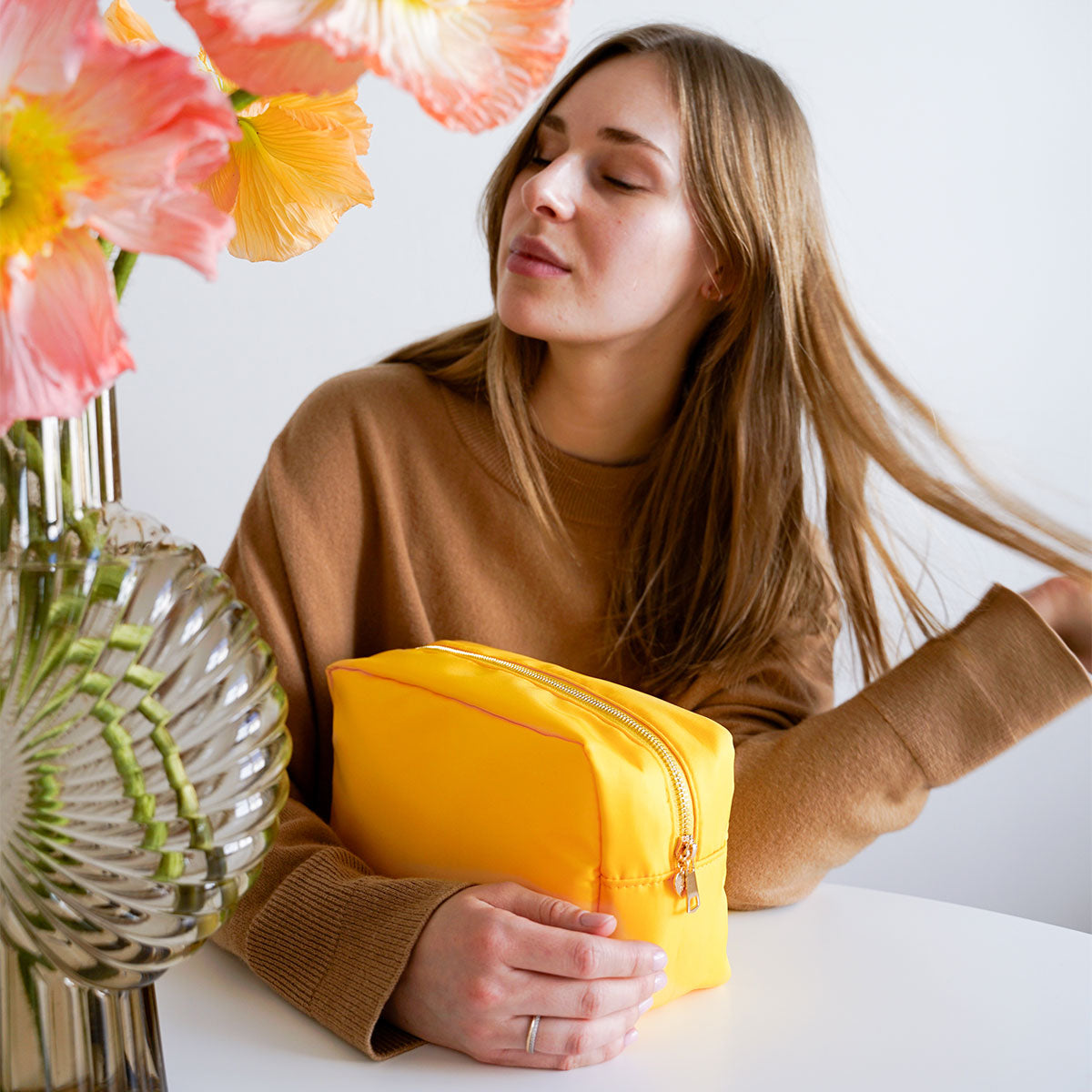 Romy Kosmetiktasche Mustard Gelb