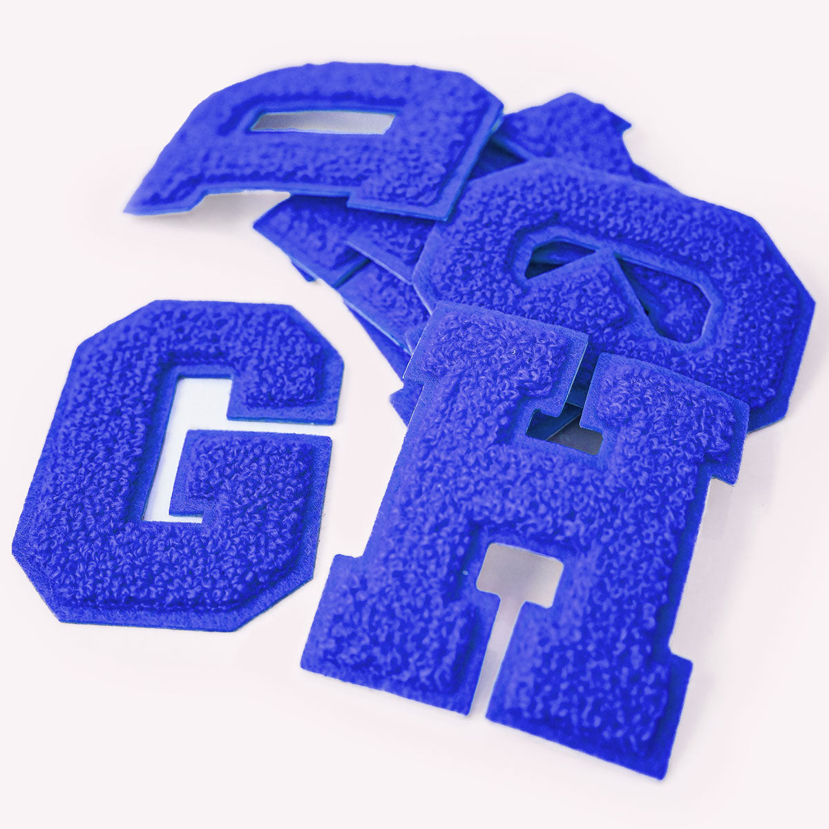 No Glitzer Buchstaben Royal Blau