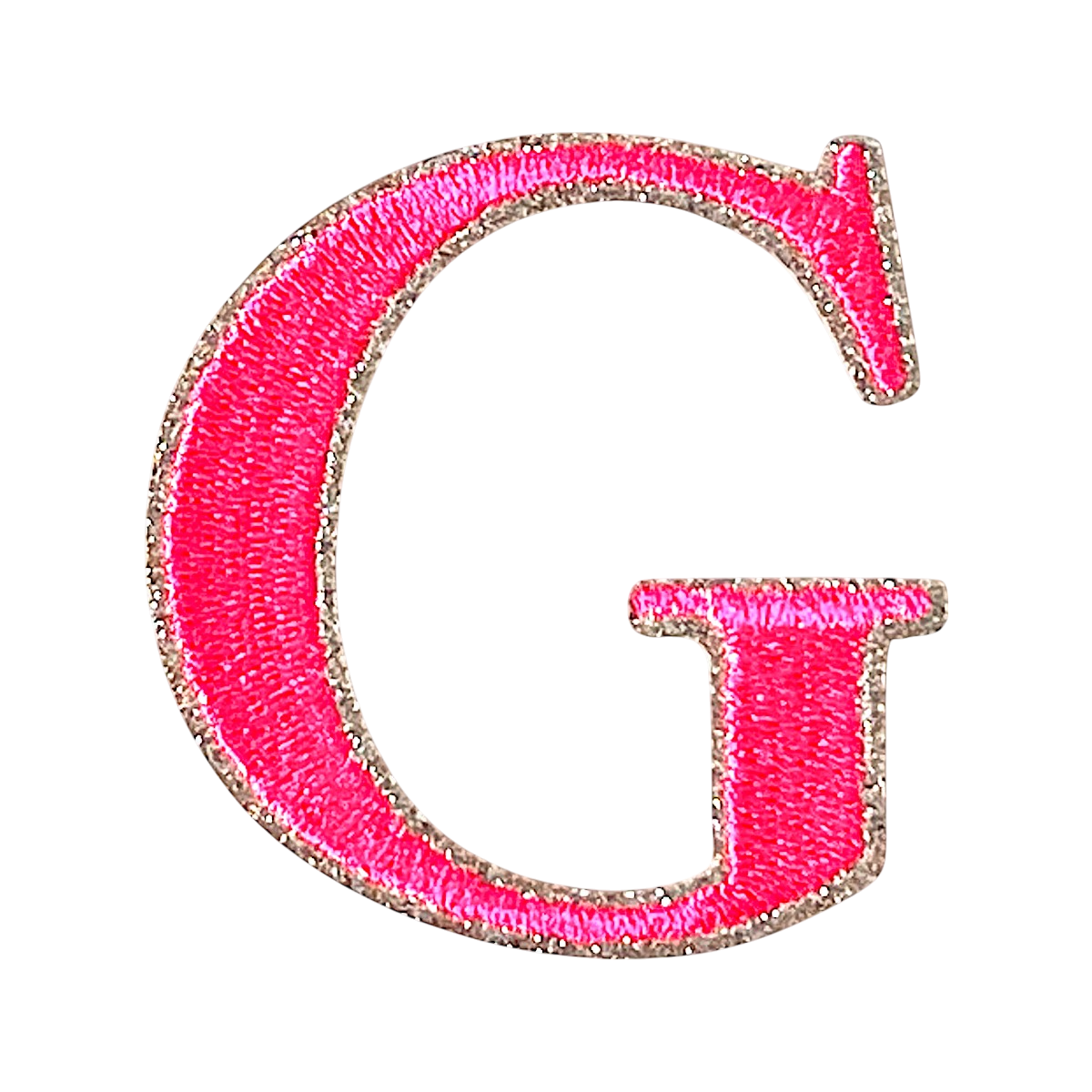 Glitzer Buchstaben Mimi's Serif Neon Pink
