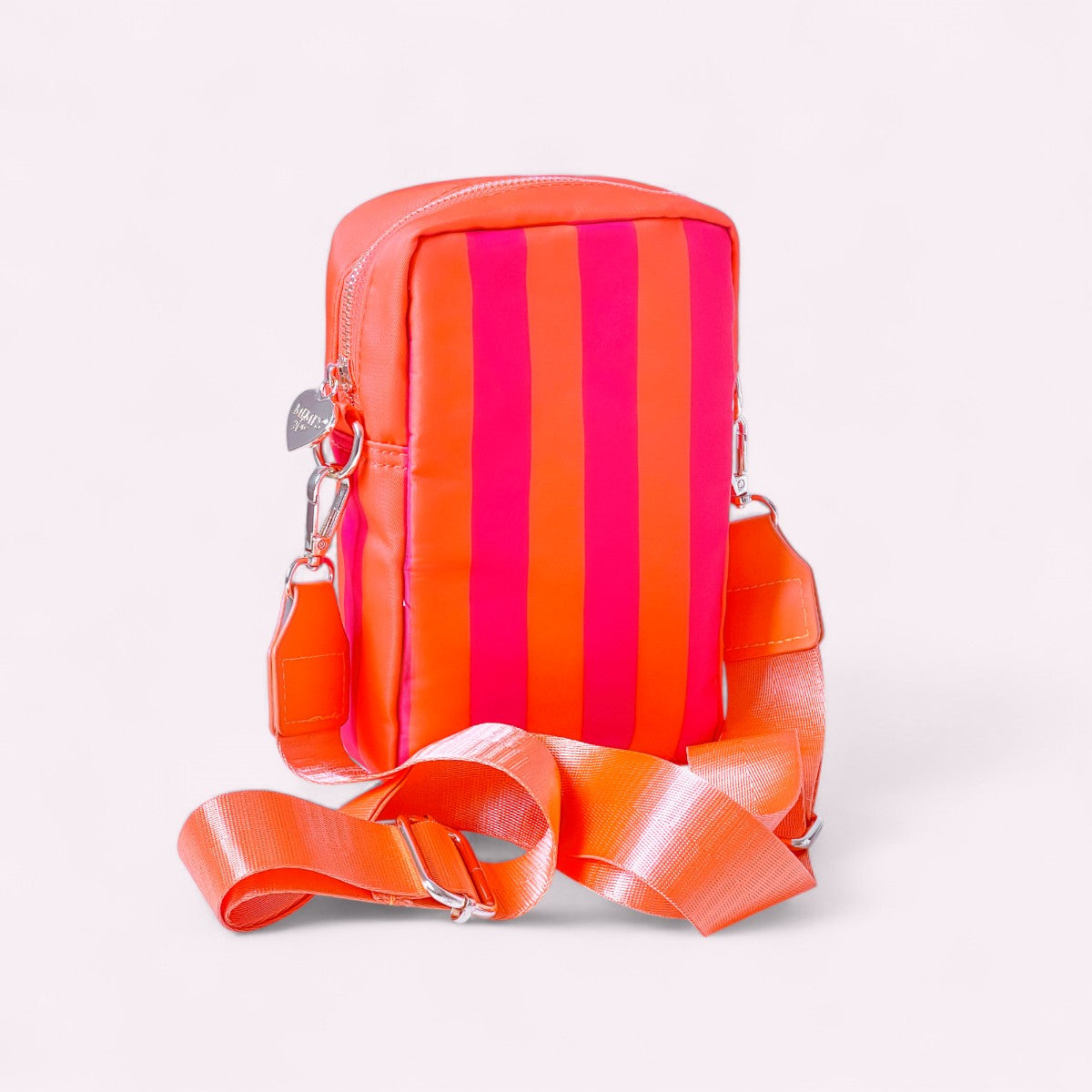Ruby Handytasche Stripes Neon Pink Orange
