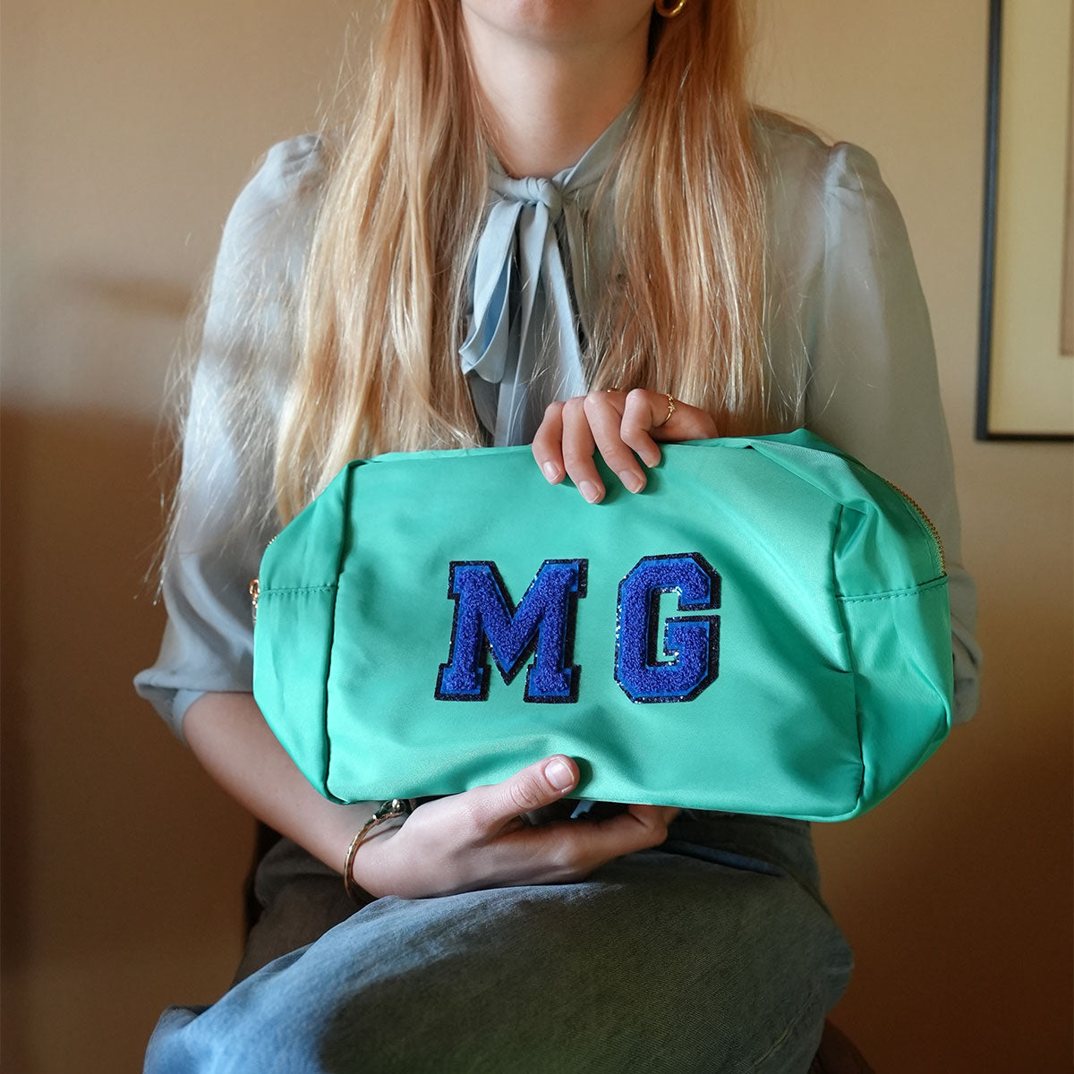 Ava Kulturbeutel Smaragd Grün