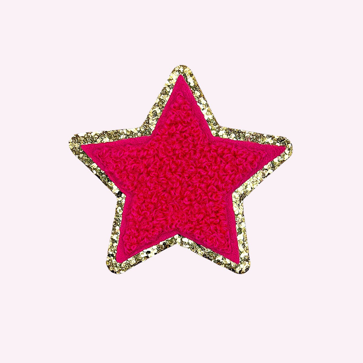 Glitzer Sticker Stern
