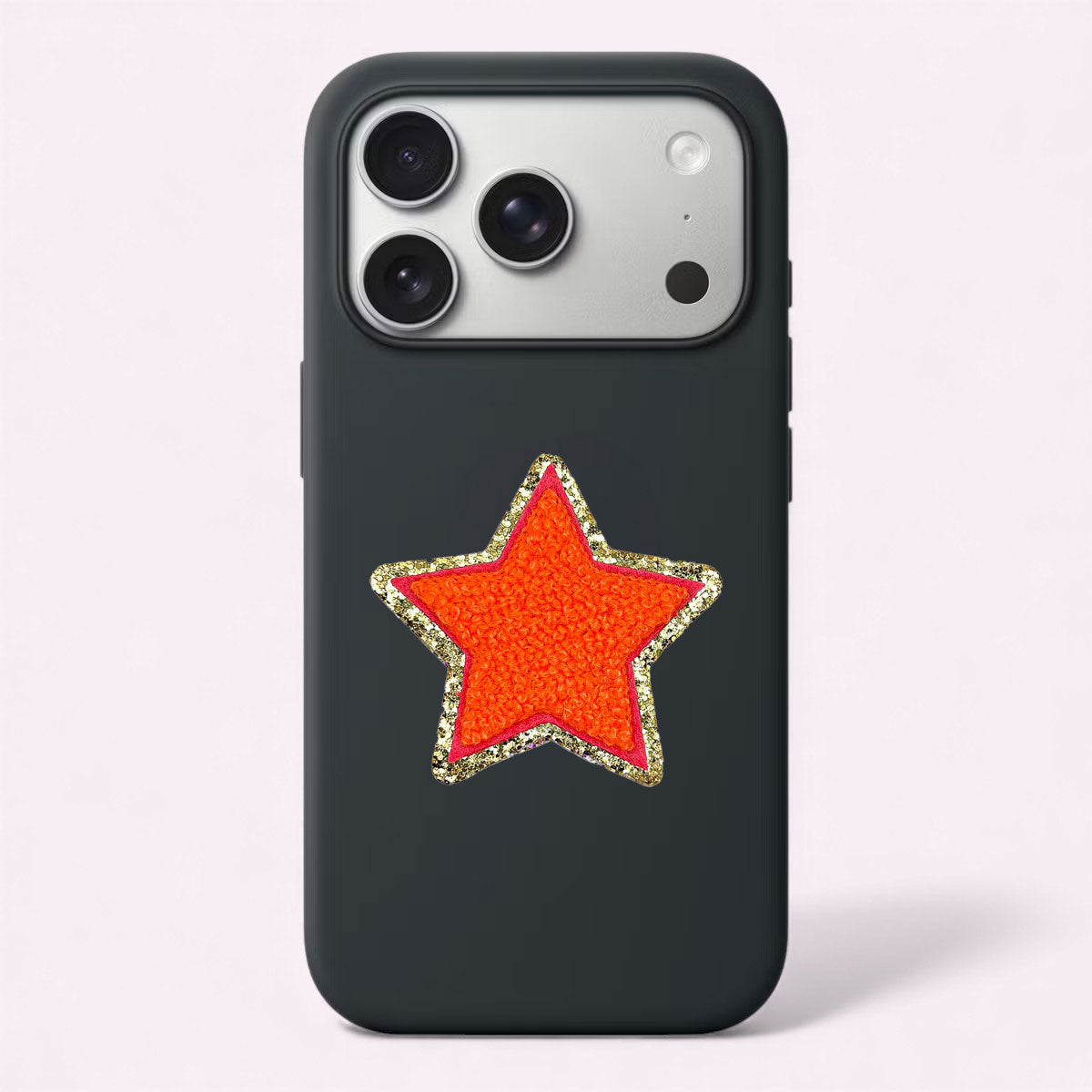 Glitzer Sticker Stern Koralle