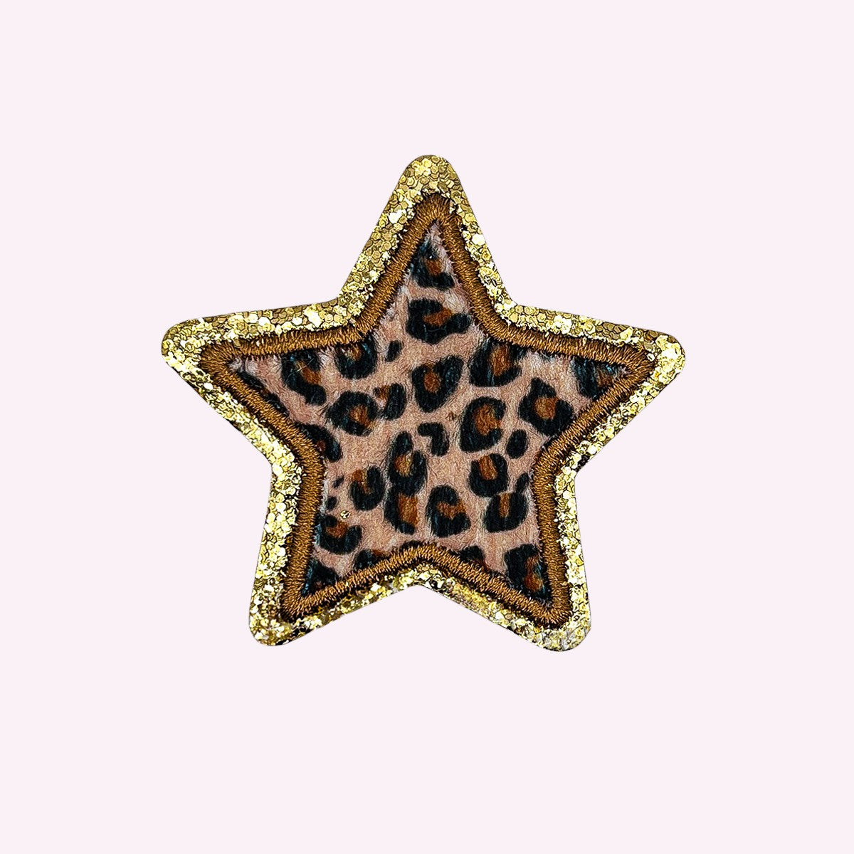 Glitzer Sticker Stern