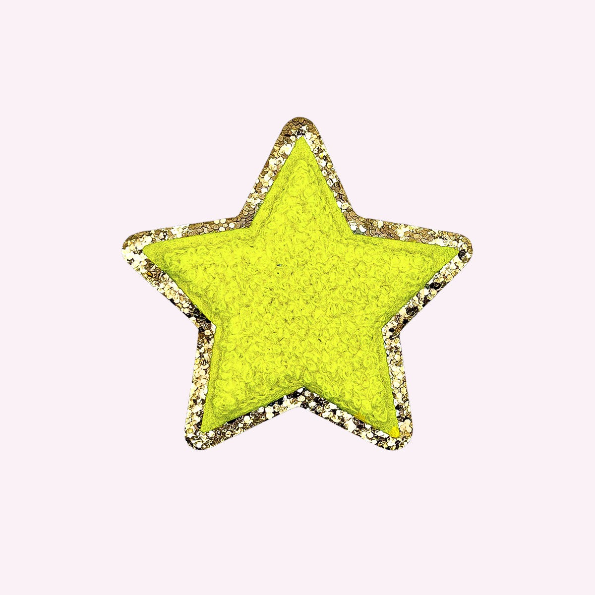 Glitzer Sticker Stern