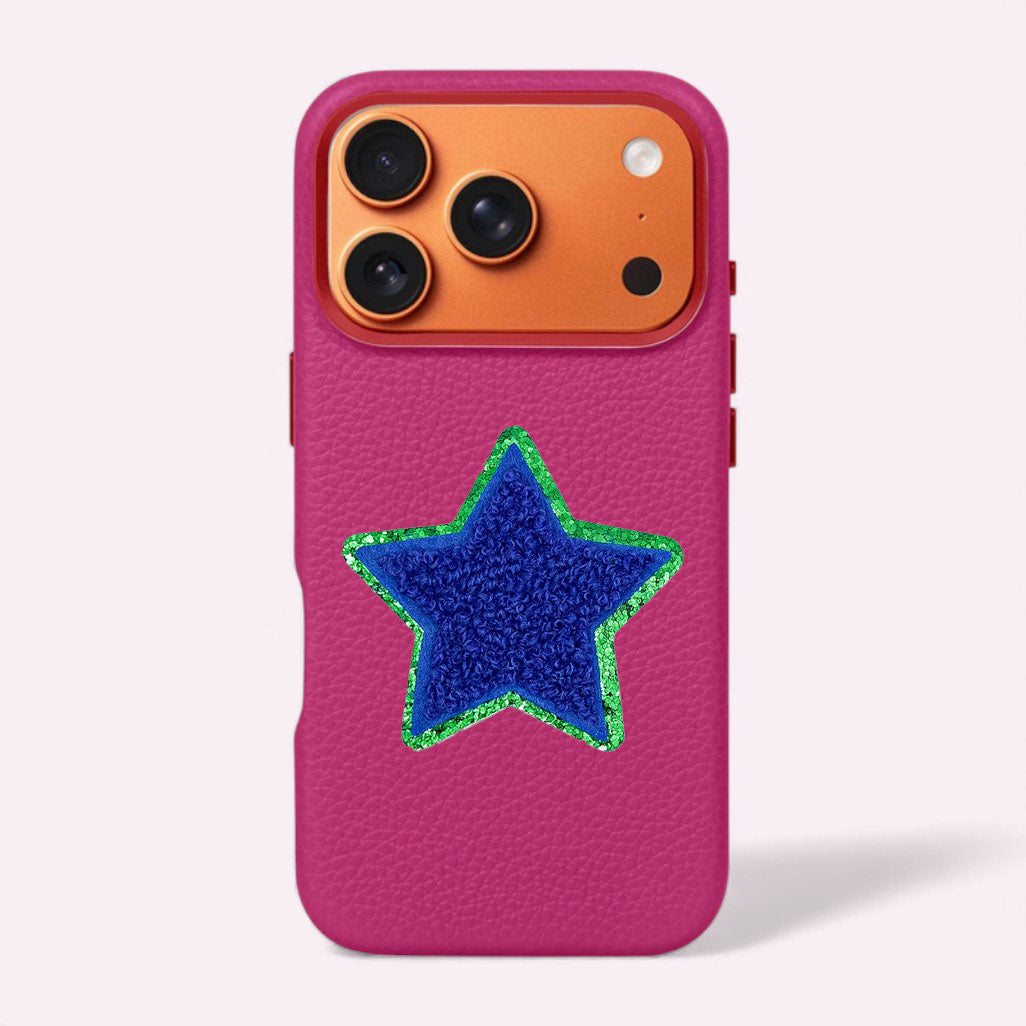 Glitzer Sticker Stern Royal Grün