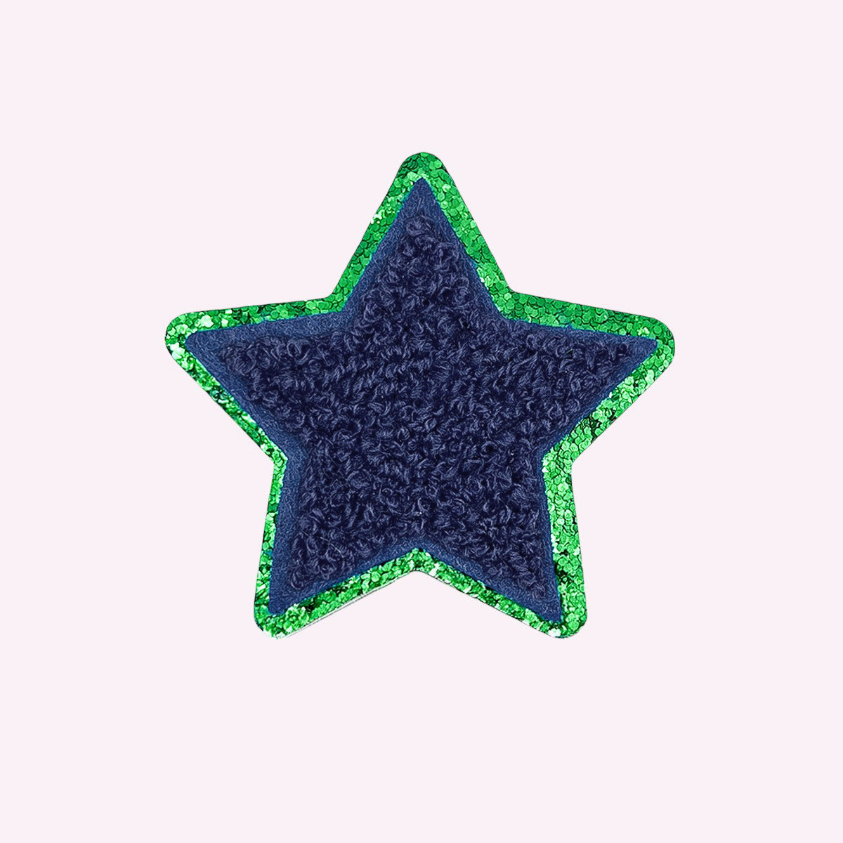 Glitzer Sticker Stern Midnight Grün