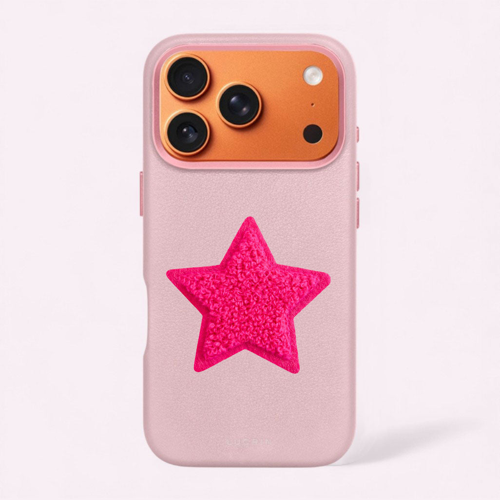 NO Glitz Stern Sticker Hot Pink