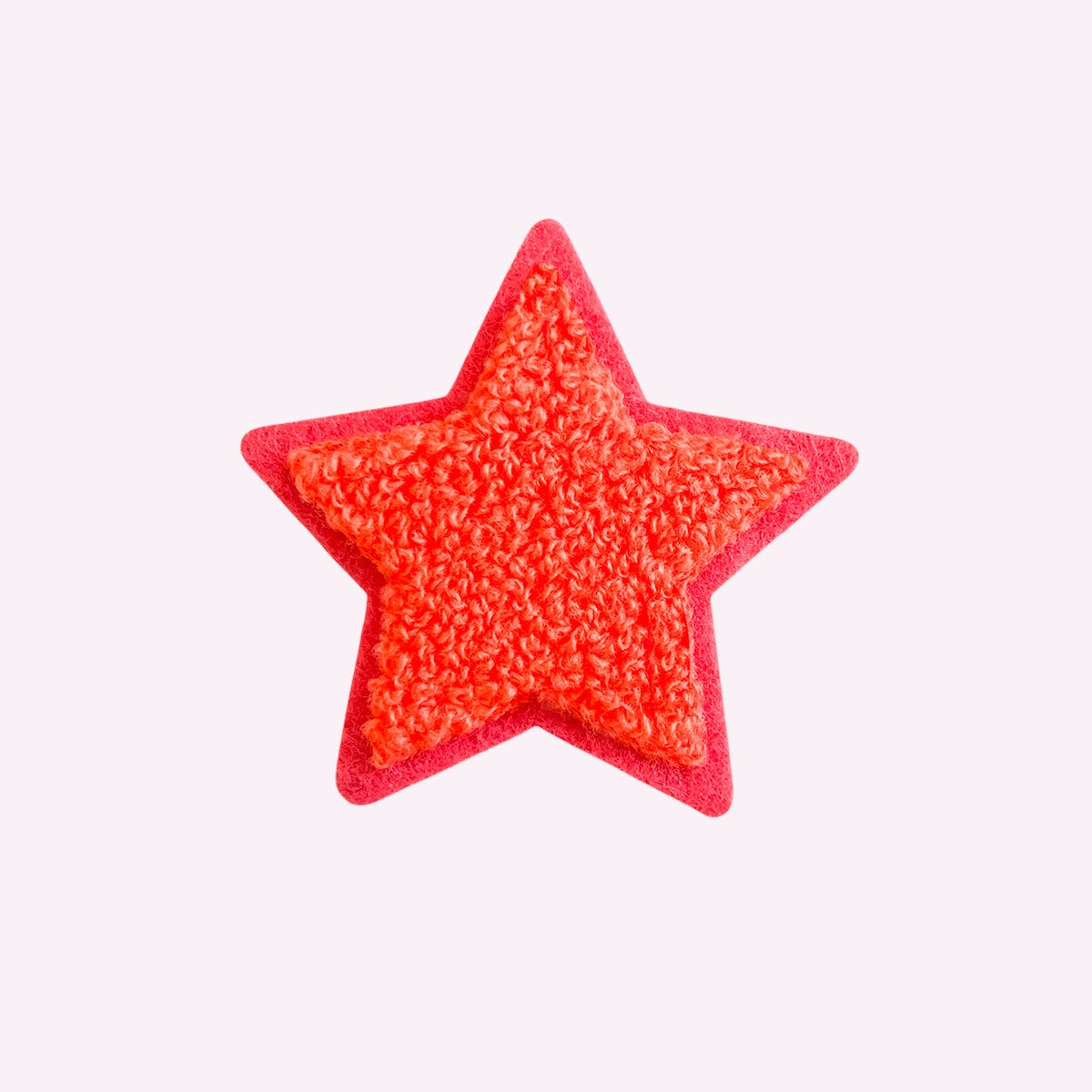 NO Glitz Stern Sticker Koralle